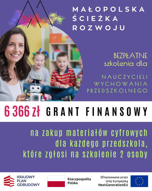 Pomoce dydaktyczne dla oddziału przedszkolnego