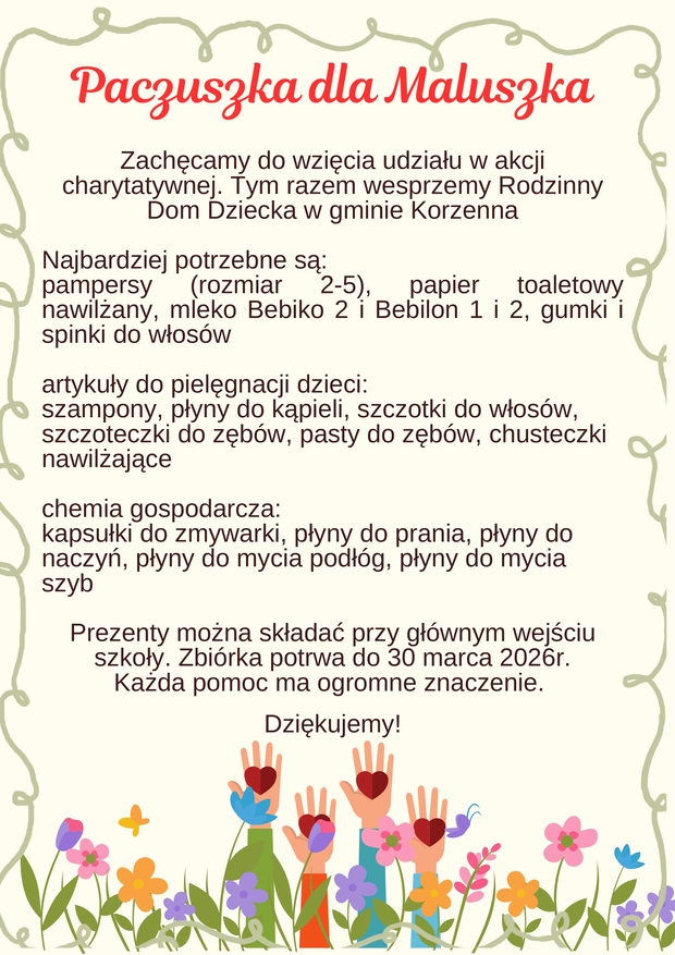 Paczuszka dla Maluszka